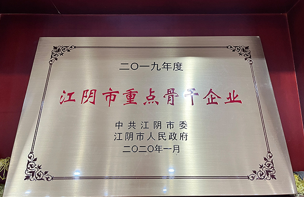 江陰市重點(diǎn)骨干企業(yè)